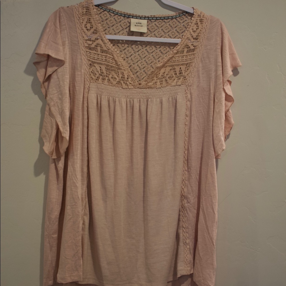 Knox Rose Soft Pink Blouse
